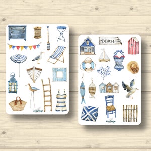 Stickerset strand strand