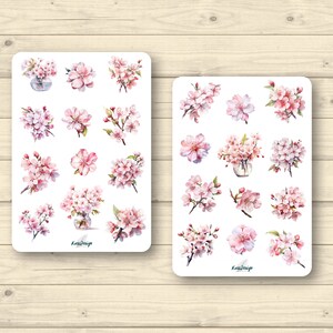Sticker Set Kirschblüten
