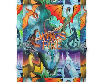Koc polarowy Sherpa Wings of Fire All Together WOT Koc polarowy Sherpa