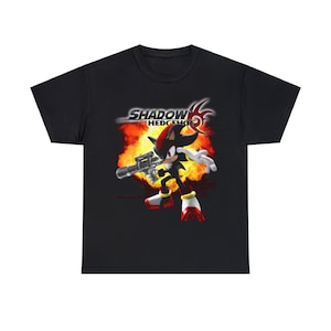 Shadow the Hedgehog Game poster S-5XL Unisex T-Shirt Gift for Him and Her