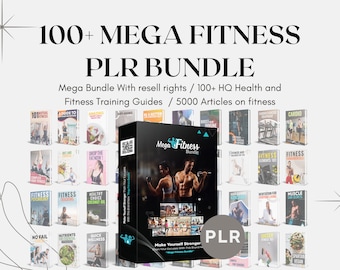 Mega Fitness PLR Bundle – 150+ Ebooks, 5000 Articles & More – Full Resell Rights Included