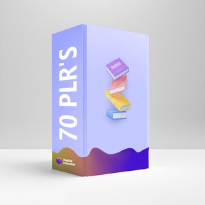 70+ Ebooks with MRR and PLR rights - Resell Rights - Mrr Ebooks - Plr ebooks - Done for you guide - Passive income - dfy