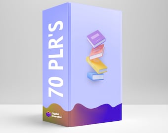 70+ PLR Ebooks Bundle: Resell & Customize (Digital Download)
