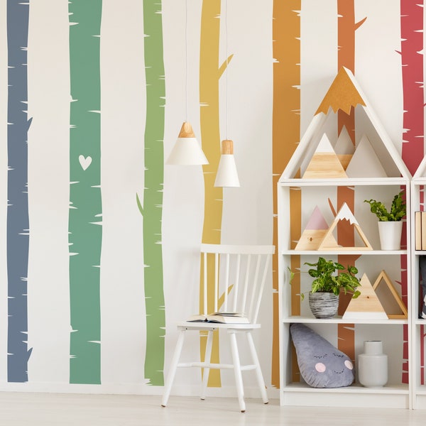 Trees Wall Decal Etsy