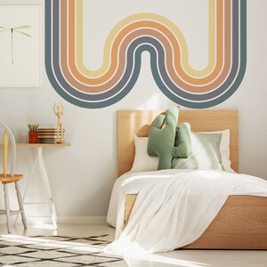 Rainbow Wall Decal, Baby Bedroom Decor, Rainbow Wall Art Rainbow, Wall Decor, Nursery Decal For Wall, Kids Room Decal Rainbow Art Sticker 51