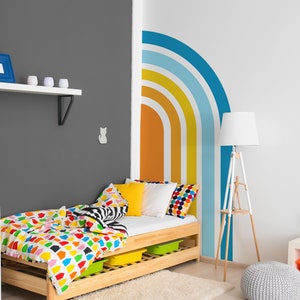 Rainbow Wall Decal, Nursery Decor, Rainbow Wall Stickers, Wall Decor, Boho Playroom Kids Decor, Unisex Bedroom, Photo Prop, Baby Shower 59