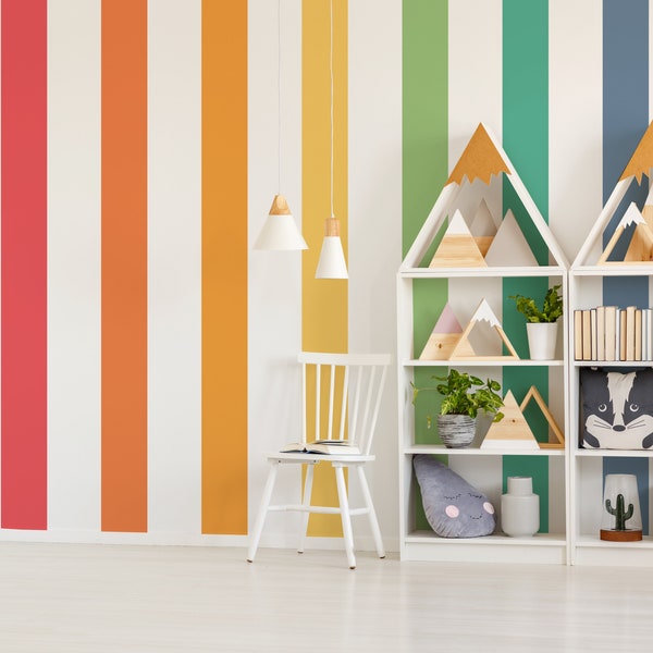 Striped Wall Art Etsy