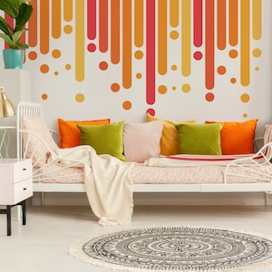 Bedroom Wall Decal, Rainbow Art Kids Room, Removable Wall Sticker, Toddler Bedroom Decor, Teen Bedroom Decor, Rainbow Art, Bunk Bed Decor 38