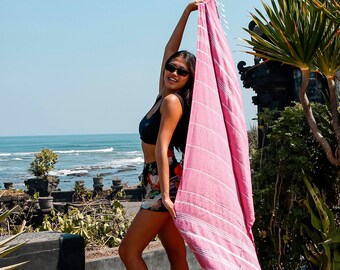 Quick Dry Turkish Beach Towel Large and Lightweight Christmas, or Bachelorette Gift, Cotton Beach and Bath Towel