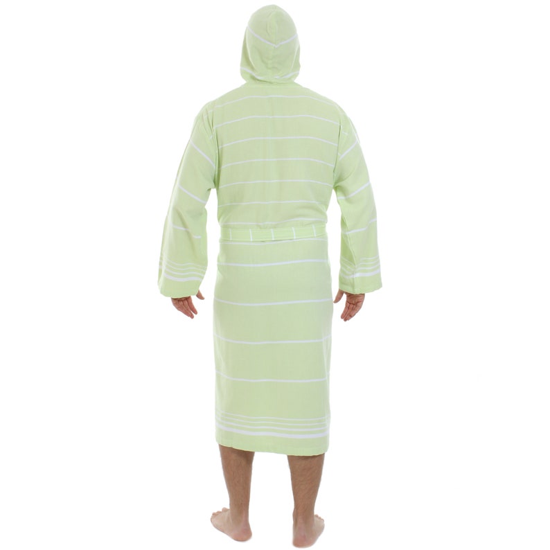 Pistachio Green Dressing Gown Quick Drying Turkish Towel Etsy