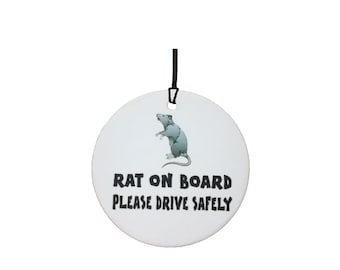 Rat On Board Car Air Freshener