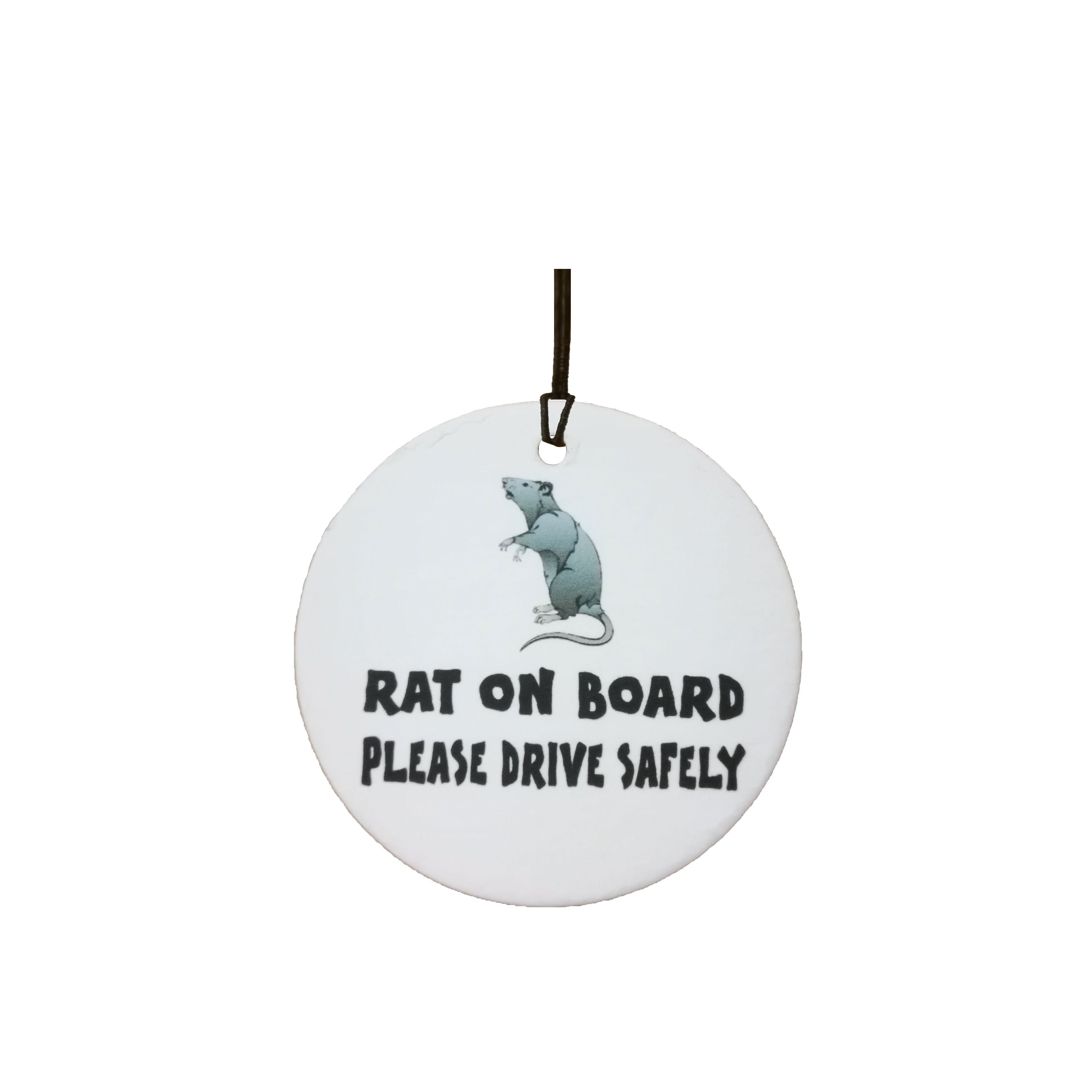 Rat on Board Car Air Freshener Etsy UK
