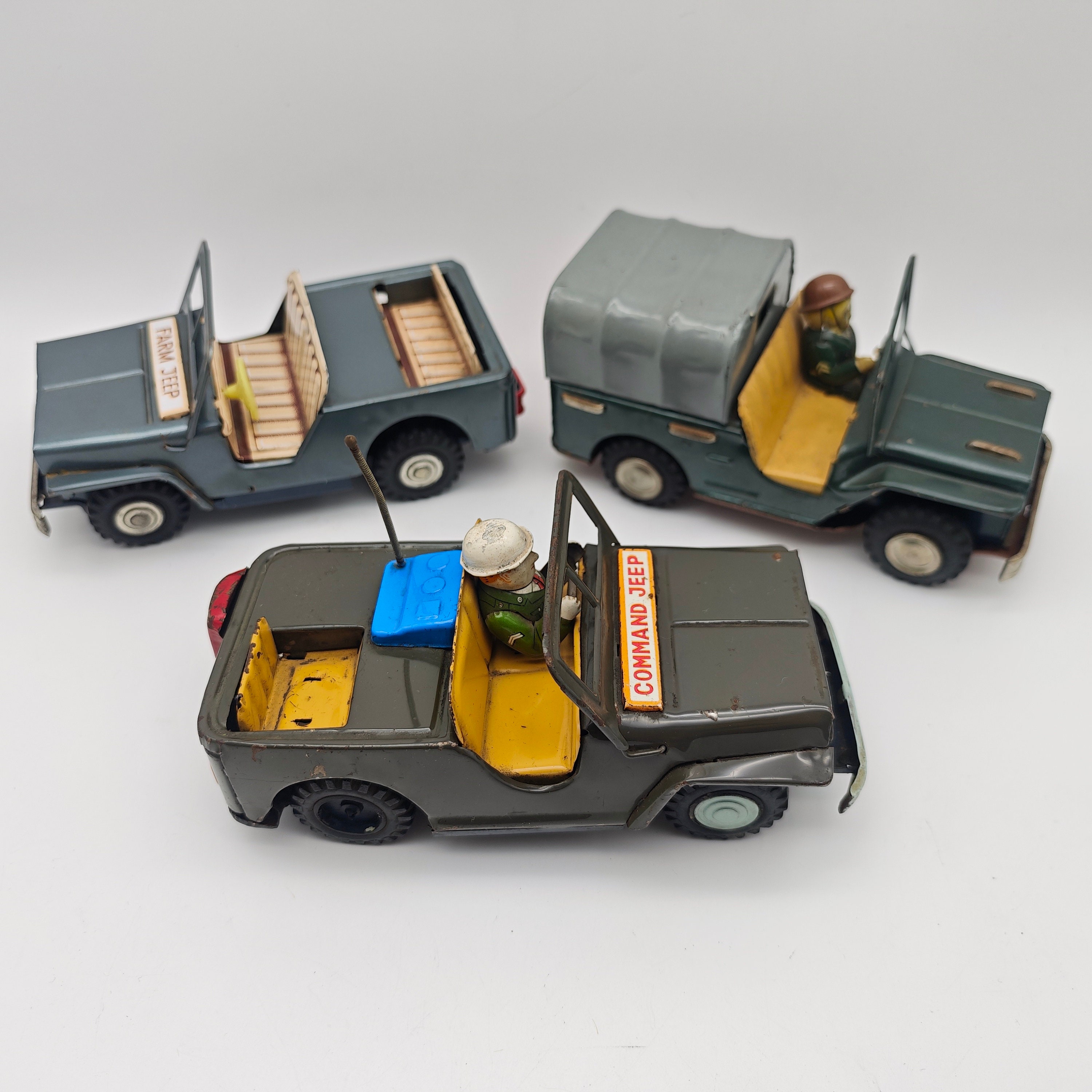 Japan Tin Toy Jeep - Etsy Japan Tin Toy Jeep - Etsy