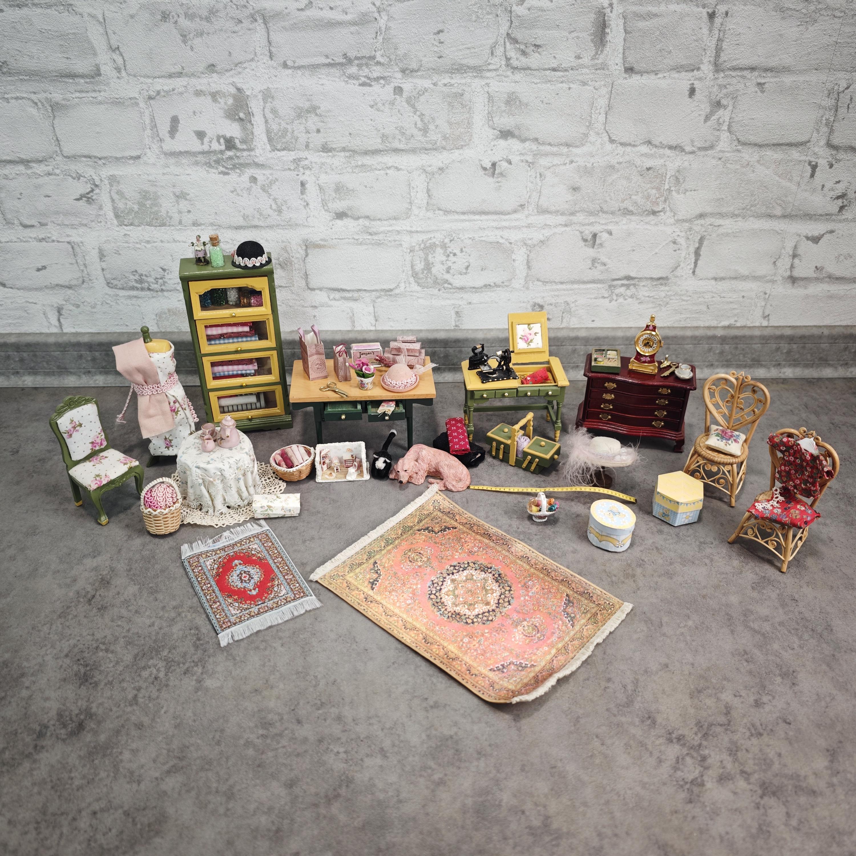 Melody Jane Puppenhaus-Nähzubehör – Miniatur-Kurzwaren Mit Baumwollspulen Im Maßstab 1:12