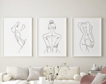 Nude Minimalist Prints - Etsy