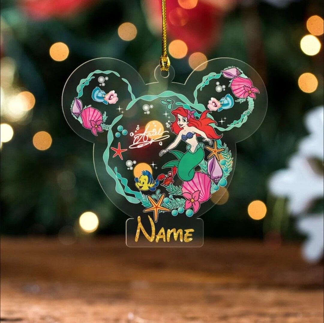 Ariel Ornament Ariel Princess Ornament Little Mermaid - Etsy