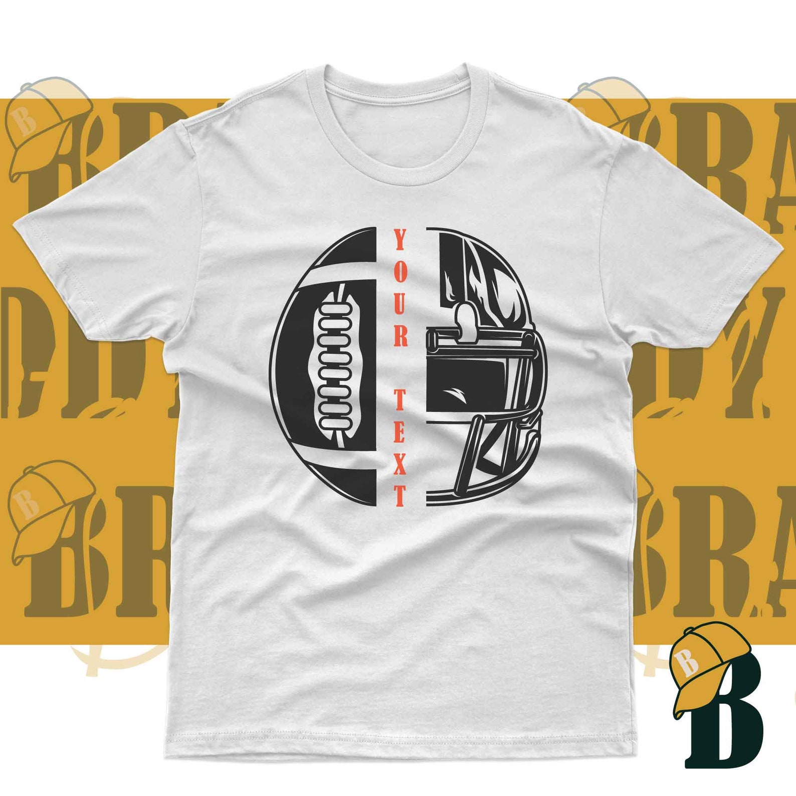 Football Helmet SVG PNG, Football Name Svg, Football Player Svg