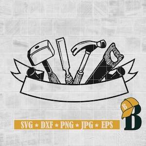 Carpenter Tools svg, Construction Logo svg, Carpenter Logo svg, Contractor Logo svg, Builders Logo svg, Carpenter Tools Clipart, Png Dxf Eps