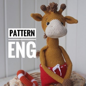 Amigurumi Giraffe Crochet Pattern (PDF English)