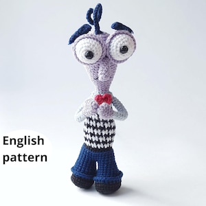 Сrochet amigurumi-patroon pop lila emotie pdf Engels patroon pop diy gehaakte pop patroon amigurumi-pop