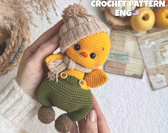 Crochet Chick Amigurumi Pattern: Easy English PDF