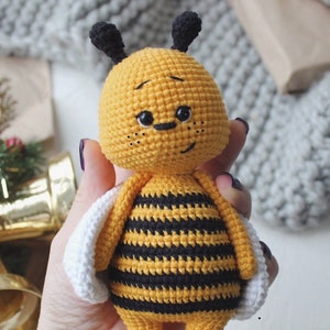 Crochet amigurumi pattern bee PDF ENGLISH pattern Crochet bee crochet animal crochet bee pattern amigurumi bee cute bee image 6