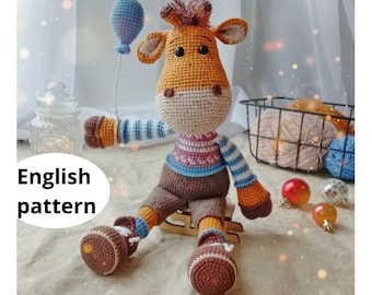 Crochet Giraffe Boy Amigurumi Pattern (PDF ENGLISH)