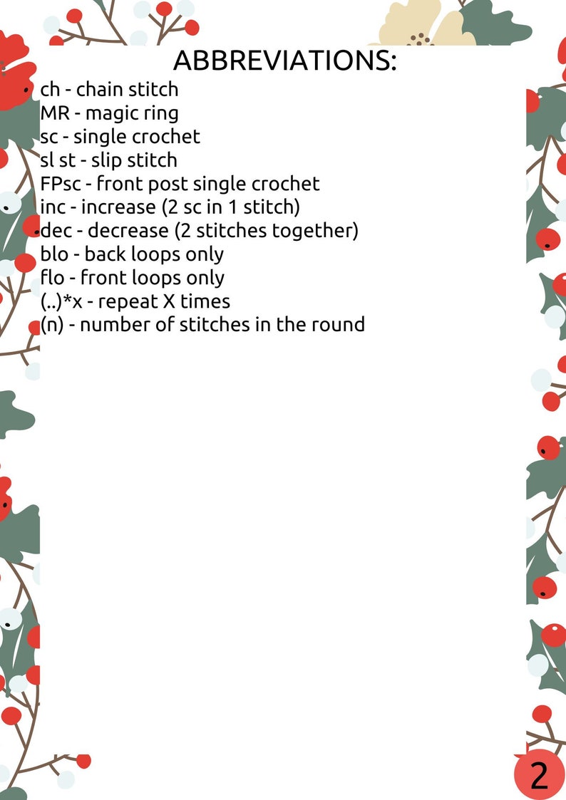Christmas Crochet Amigurumi pattern Set 5 in 1 Mugs Snowman Gingerbread Penguin Reindeer PDF English pattern Christmas gift decor toy image 9