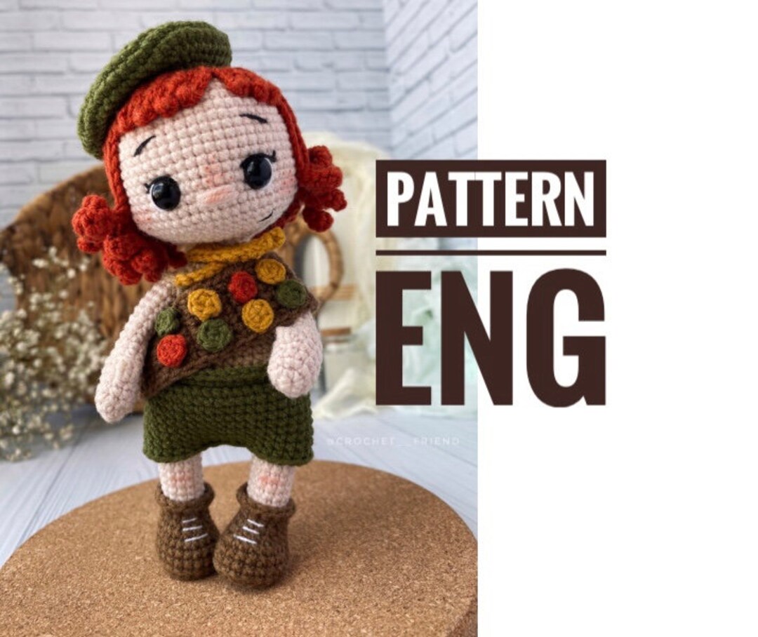 Amigurumi Girl Scout Doll Crochet Pattern Girl Scout Cookies PDF ...