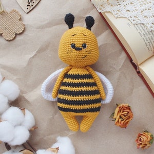 Crochet amigurumi pattern bee PDF ENGLISH pattern Crochet bee crochet animal crochet bee pattern amigurumi bee cute bee image 8