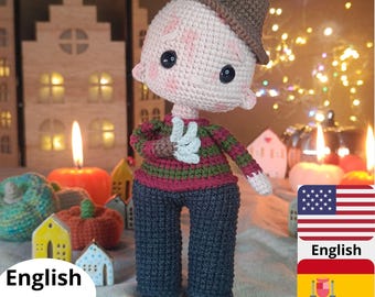 Halloween Puppen Häkelanleitung: Horror Movie Character Amigurumi (PDF)