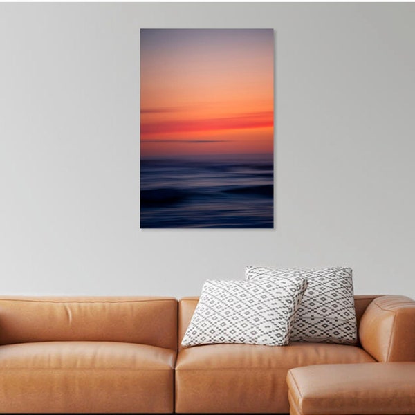 Beautiful minimalist color palette during a colourful sunset | Wall art | Poster | Print | landscape photography | nature