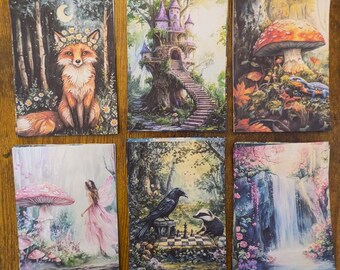 Enchanted Forest Junk Journal Papers: Magical Scrapbook Backgrounds (88)