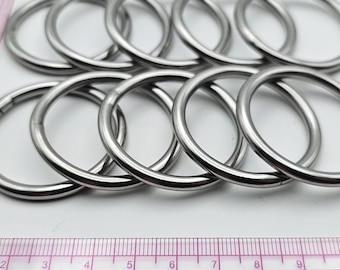 43mm Stainless Steel O Rings - 35mm ID - Welded Marine-Grade A4 316