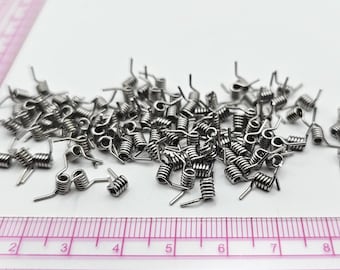 3.5mm Stainless Steel Mini Barbed Wire Beads - Gothic Micro Barbs - 1.2mm Hole