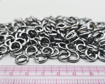 10mm x 2mm Heavy Duty Stainless Steel Chainmail Rings - 120g - approx 200 Jump Rings
