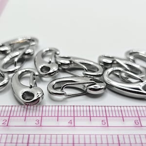 21 mm zware roestvrijstalen drukpoortsluiting - veerklem - bulk