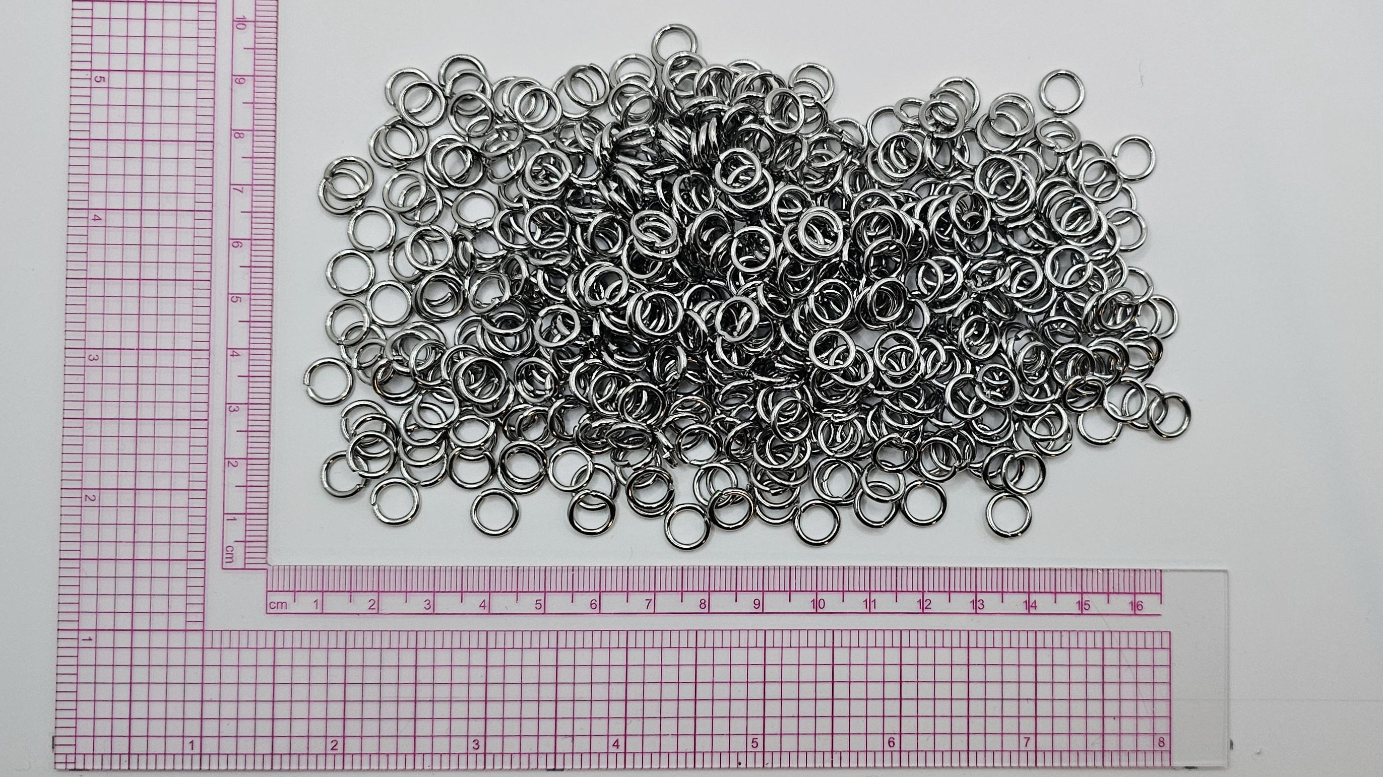 9mm X 1.5mm Stainless Steel Chainmail Rings - 165g - Approx 500 Jump ...