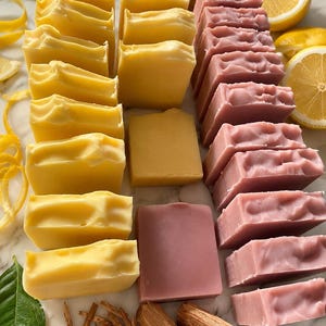 UK Handmade natural face, hand and body soap bar. 17 different scents