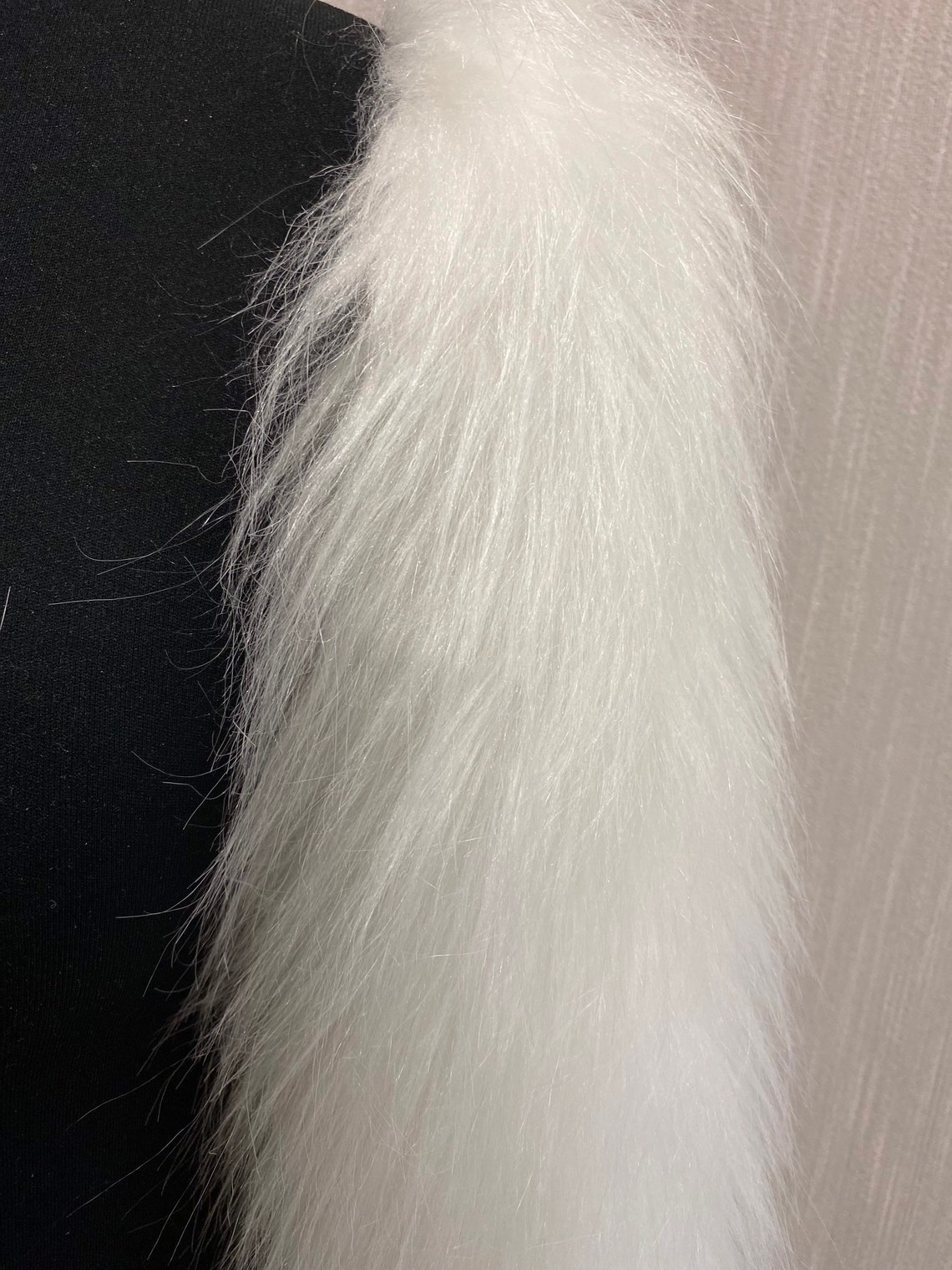 Puffy White Fur Arm Sleeves Fursuit Partial Furry Sleeves Etsy