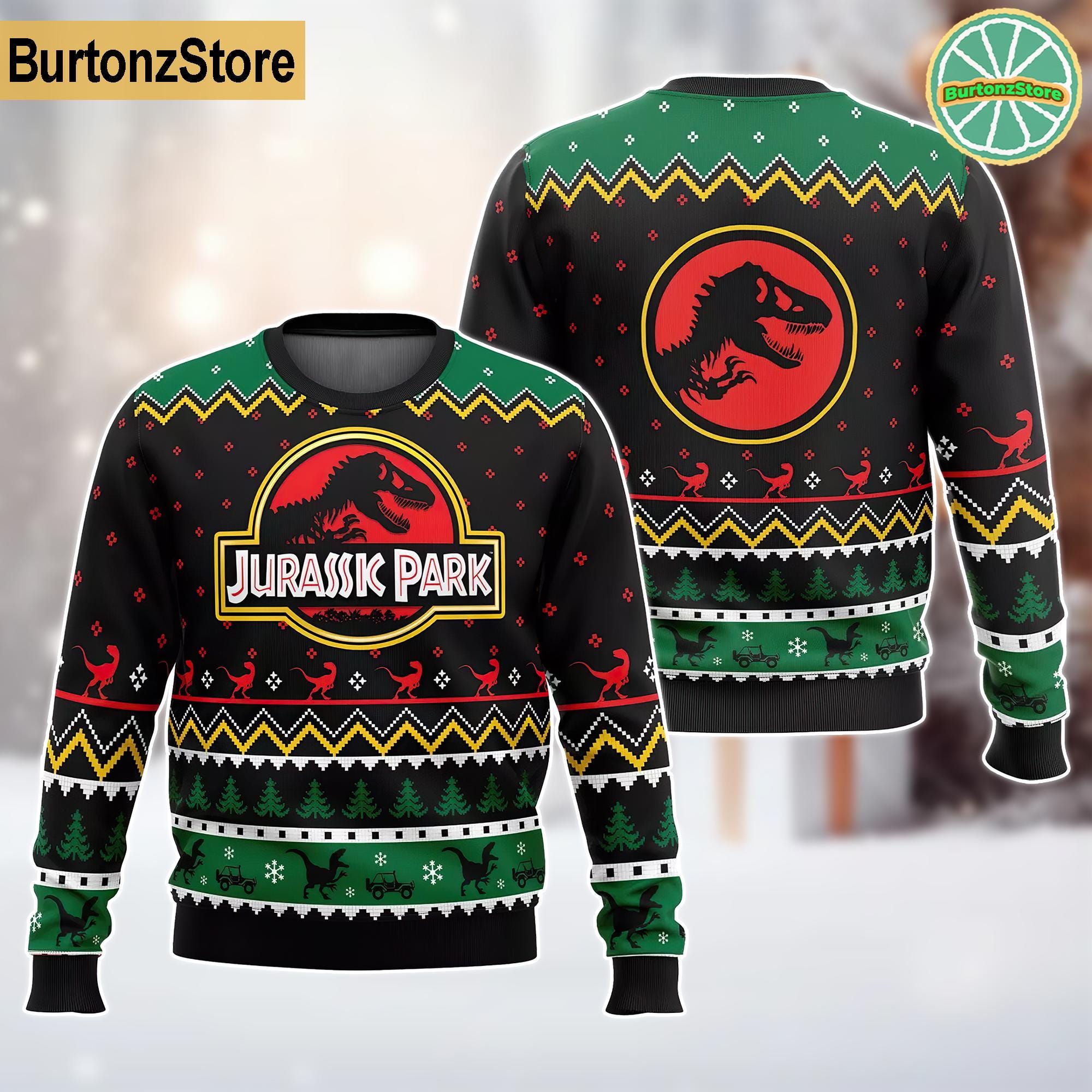 Jurassic park sweater hotsell