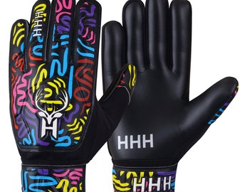 Youth Football Goalkeeper Gloves, 4mm Latex Grip
