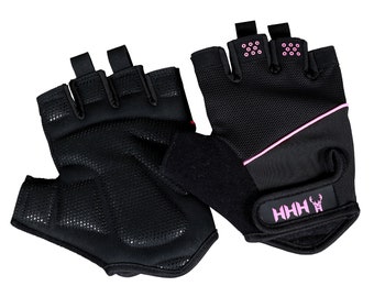 Guanti da palestra da donna, guanti da palestra con imbottitura in gel per sollevamento pesi, guanti da polso per body building