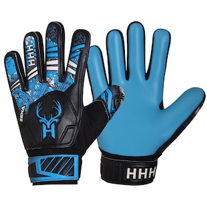 Football Goalkeeper Gloves For Boys, Kids Children Youth Soccer Goalie Gloves with 4mm Latex Super Grip Palms Goalkeeping Gloves