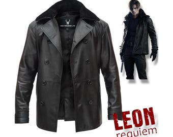 Chaqueta de cuero de Leon S. Kennedy – Cosplay unisex de Resident Evil RE9