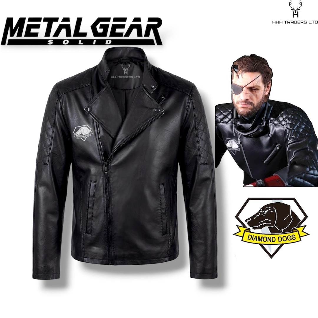 Diamond Dogs レザージャケット Metal Gear Solid V Diamond Dogs Venom Snake Leather Jacket – MGSV