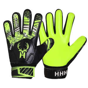Football Goalkeeper Gloves For Boys, Kids Children Youth Soccer Goalie Gloves with 4mm Latex Super Grip Palms Goalkeeping Gloves