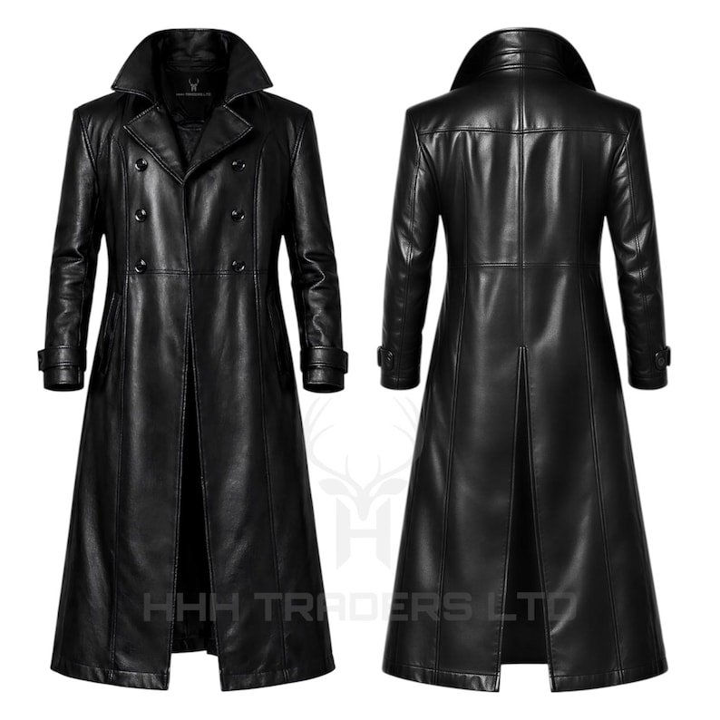 Set completo per cosplay di Spider-Noir / Completo in pelle di Spider-Man Noir / Trench, gilet, dolcevita, pantaloni, guanti e fondina / Fedele al personaggio visto sullo schermo immagine 2