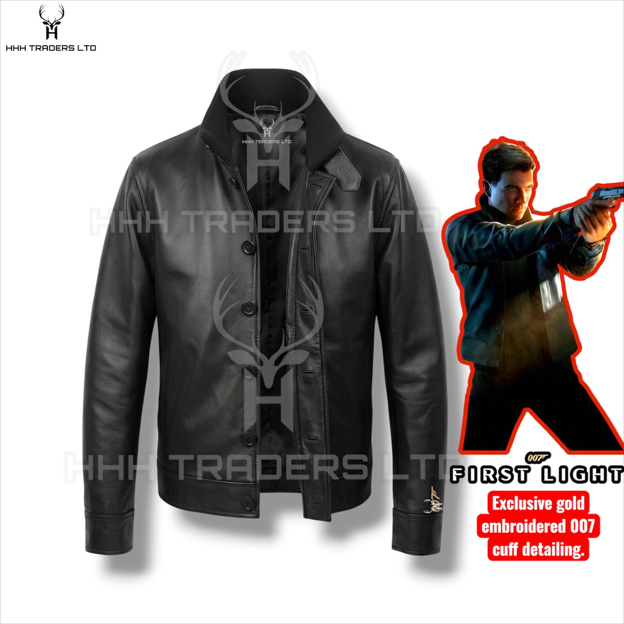 James Bond Leather Jacket - Etsy