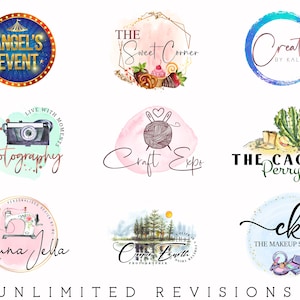 Diseño de logotipos comerciales personalizados / Creador de logotipos para pestañas y eventos / Logotipo de marca profesional / Logotipo único para pequeñas empresas / Diseño de logotipos de belleza